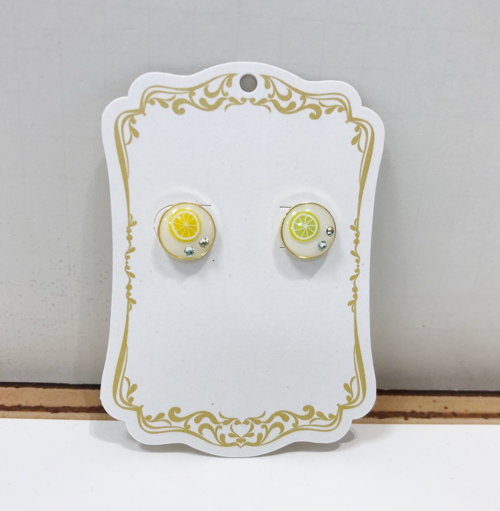 ダブルシトラスのピアス
