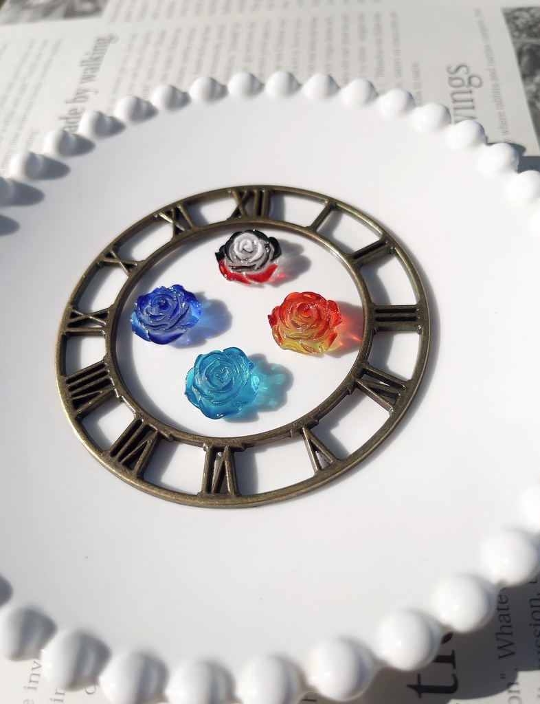 薔薇の指輪と耳飾り(2階)