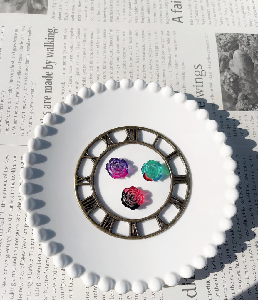 薔薇の指輪と耳飾り(3階)