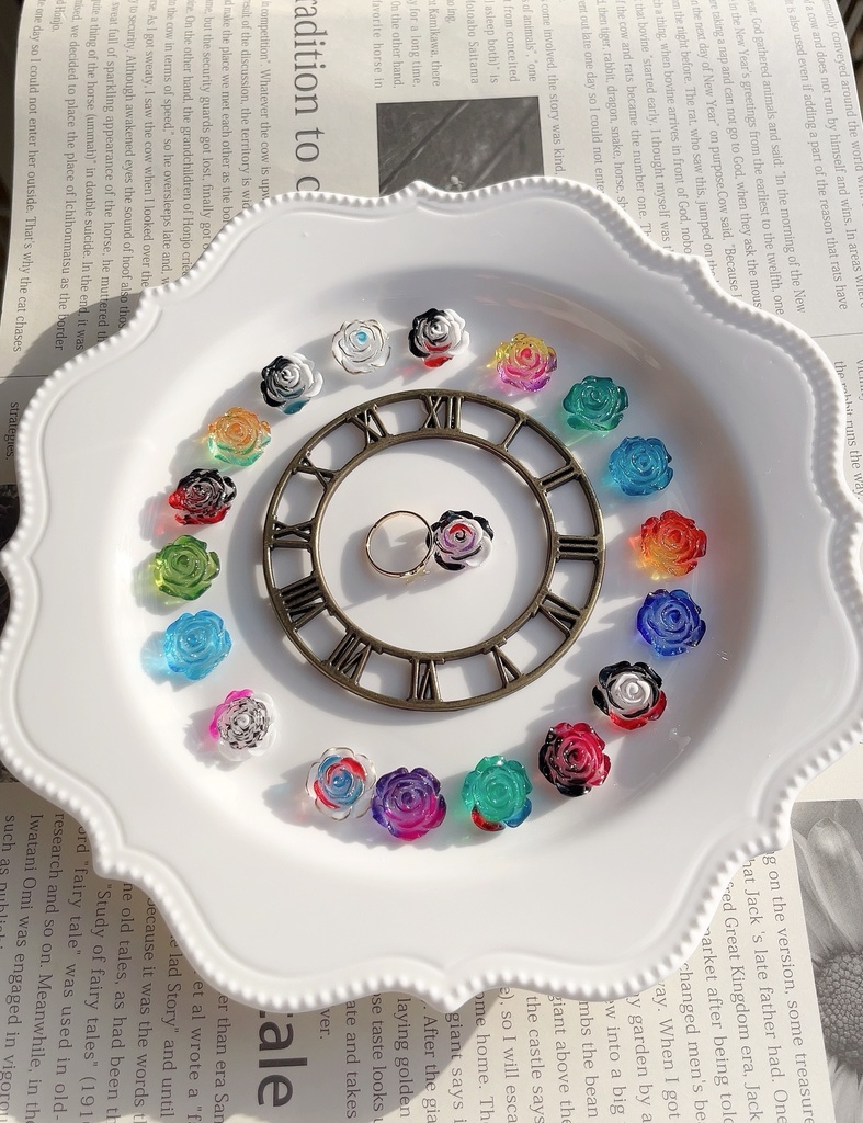 薔薇の指輪と耳飾り(3階)