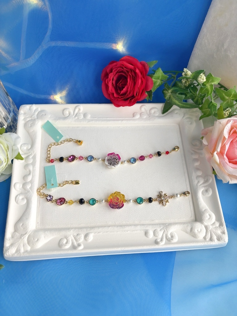 薔薇のブレスレット