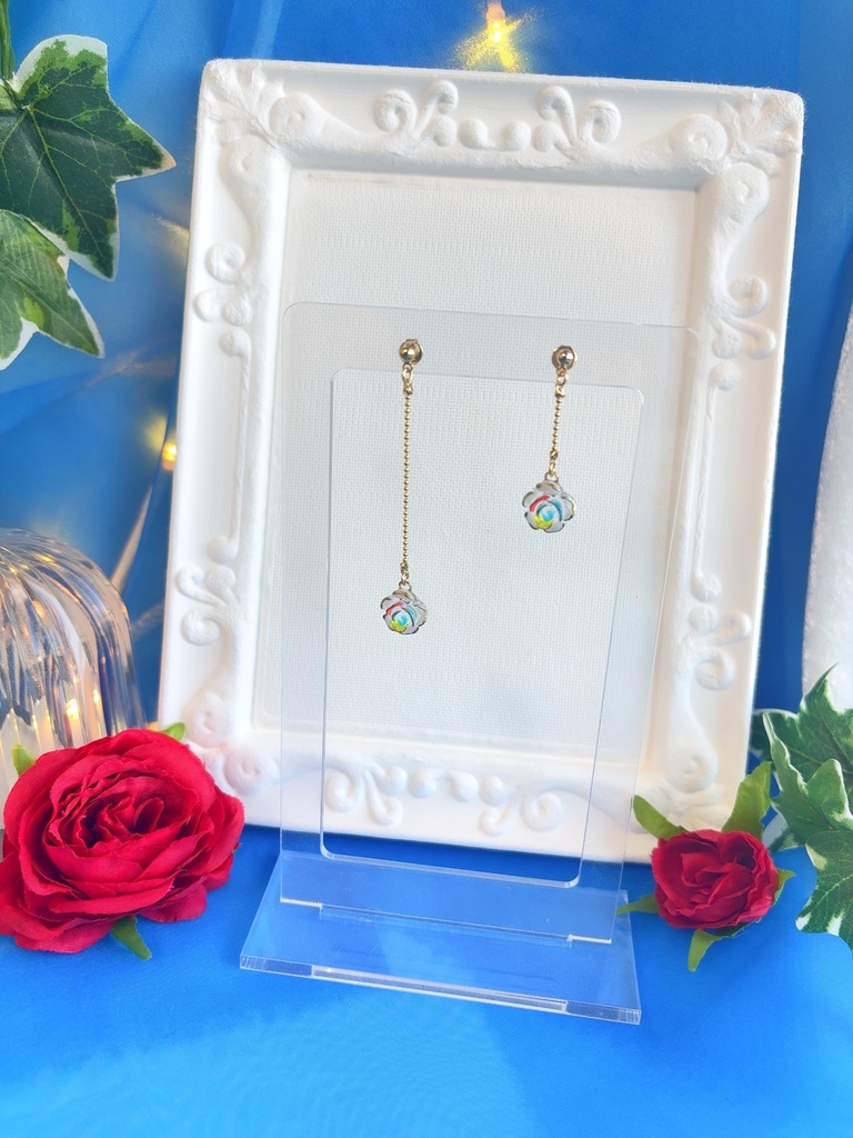 ミヤジ ミニ薔薇アクセ