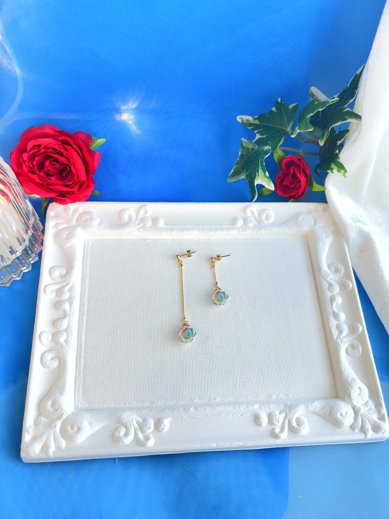 ミヤジ ミニ薔薇アクセ