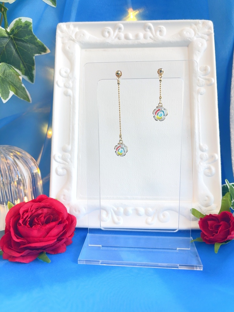 ミヤジ ミニ薔薇アクセ