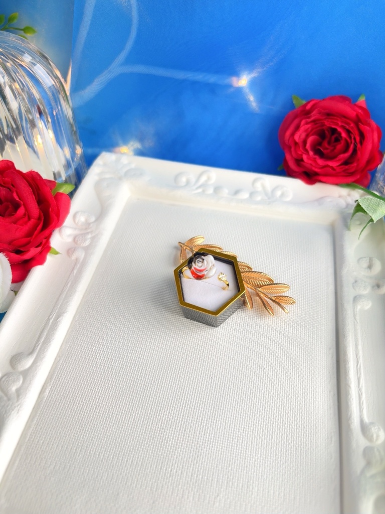 ベリアン ミニ薔薇アクセ