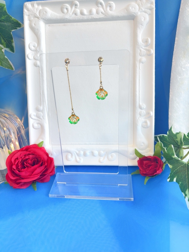 テディ　ミニ薔薇アクセ