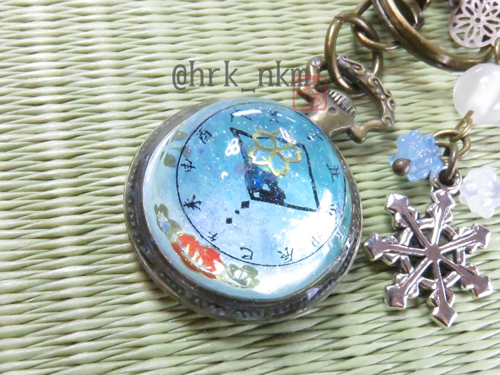 懐中時計型転送装置端末 鞄装飾参號~六花