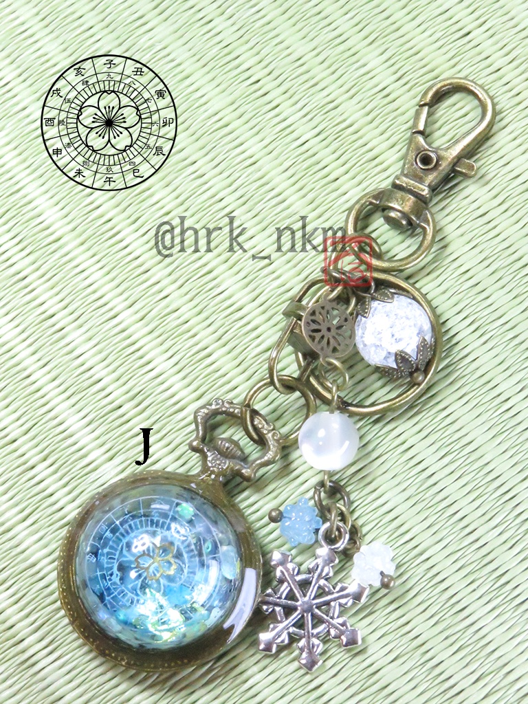 懐中時計型転送装置端末 鞄装飾参號~六花