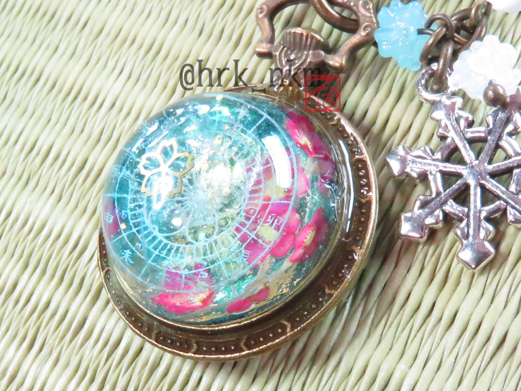 懐中時計型転送装置端末 鞄装飾参號~六花