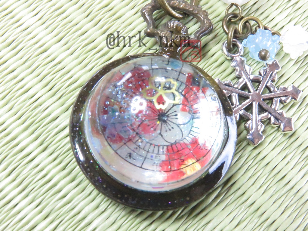 懐中時計型転送装置端末 鞄装飾参號~六花