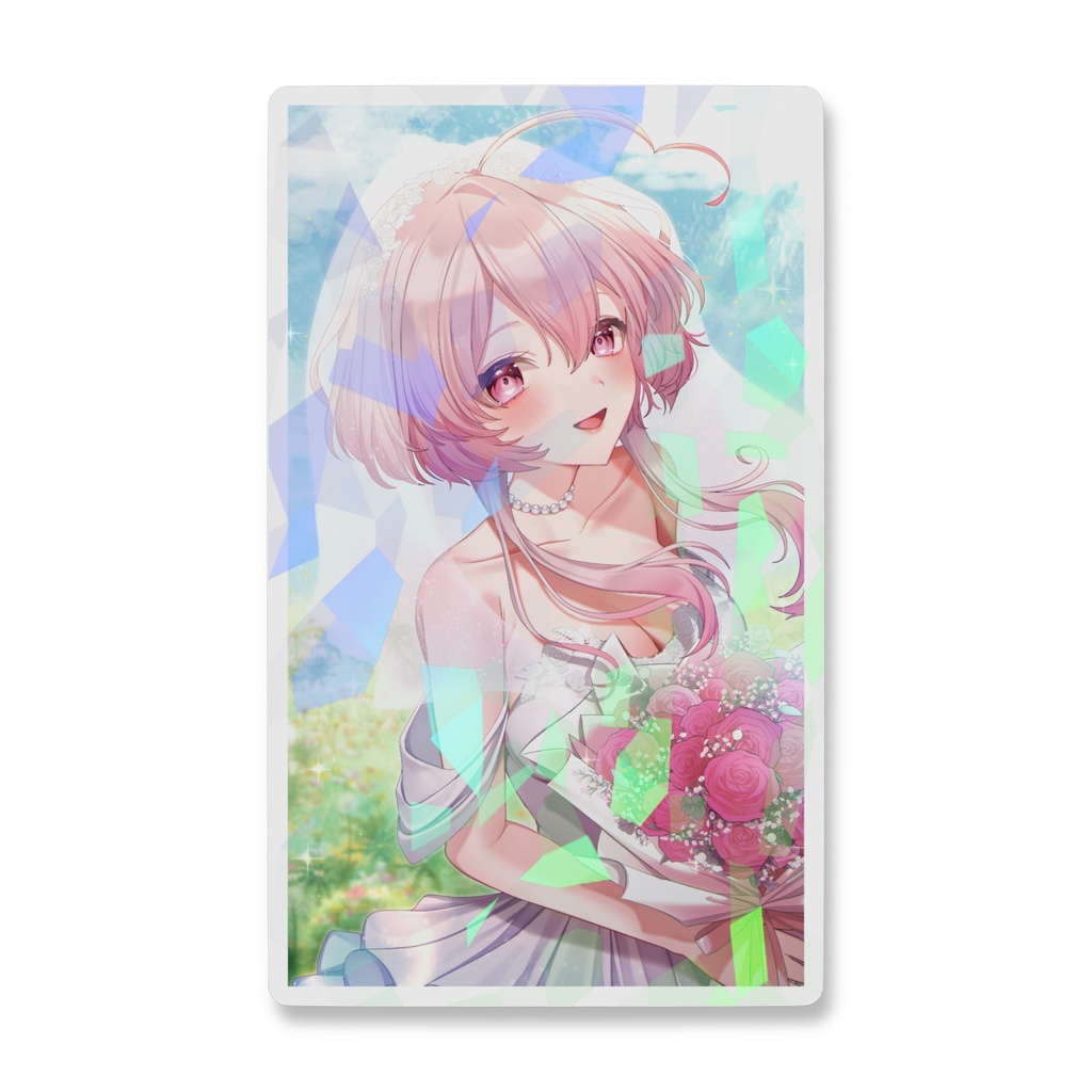【期間限定販売】6周年記念ホログラムステッカー【ウェディング】