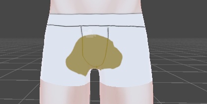 MINASE 白ブリーフ黄ばみテクスチャ