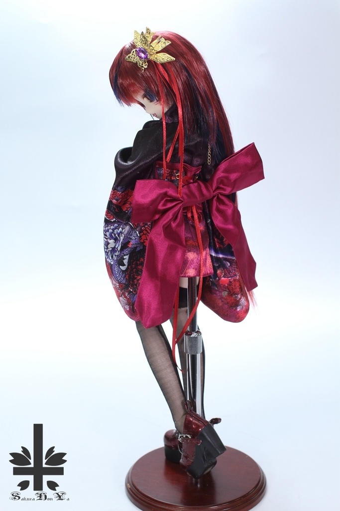 [MDD]★SPECIAL OFFER★華麗短い和服《魍魎。蛇》(送料無料)