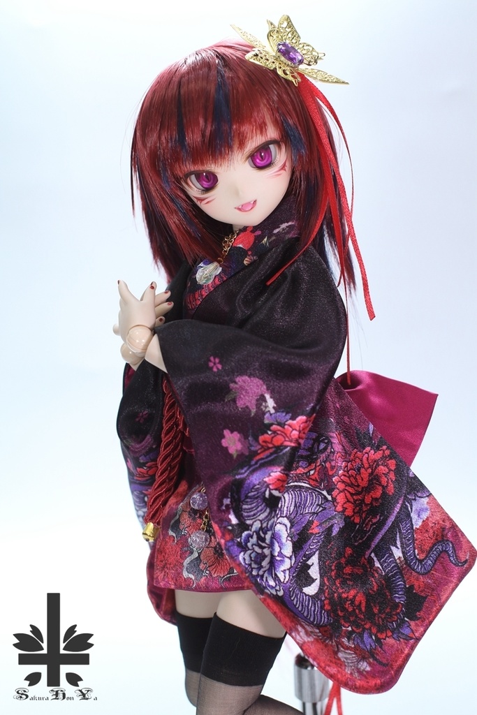 [MDD]★SPECIAL OFFER★華麗短い和服《魍魎。蛇》(送料無料)
