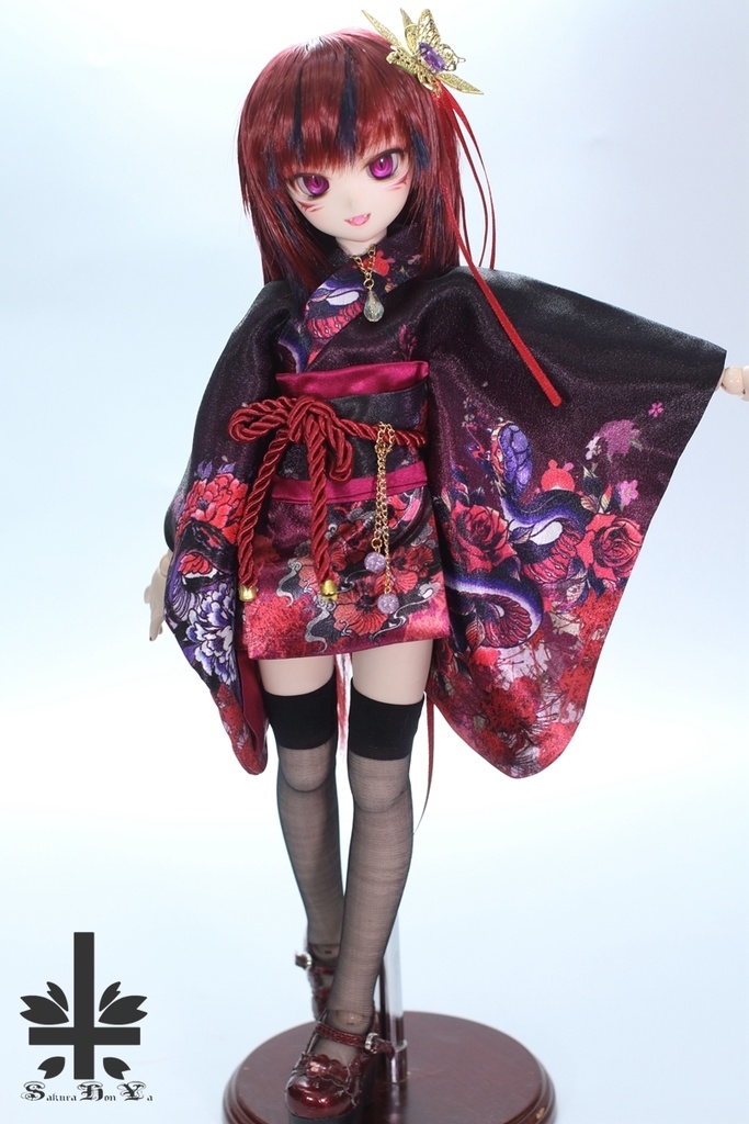 [MDD]★SPECIAL OFFER★華麗短い和服《魍魎。蛇》(送料無料)