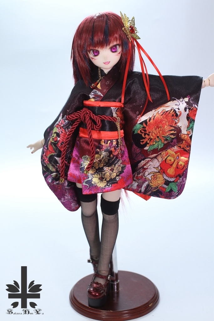 [MDD]★SPECIAL OFFER★華麗短い和服《魍魎。鬼》(送料無料)