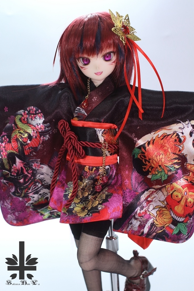 [MDD]★SPECIAL OFFER★華麗短い和服《魍魎。鬼》(送料無料)