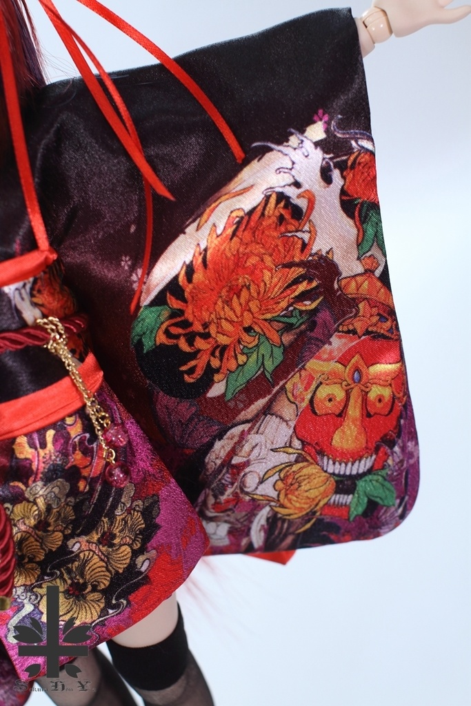 [MDD]★SPECIAL OFFER★華麗短い和服《魍魎。鬼》(送料無料)