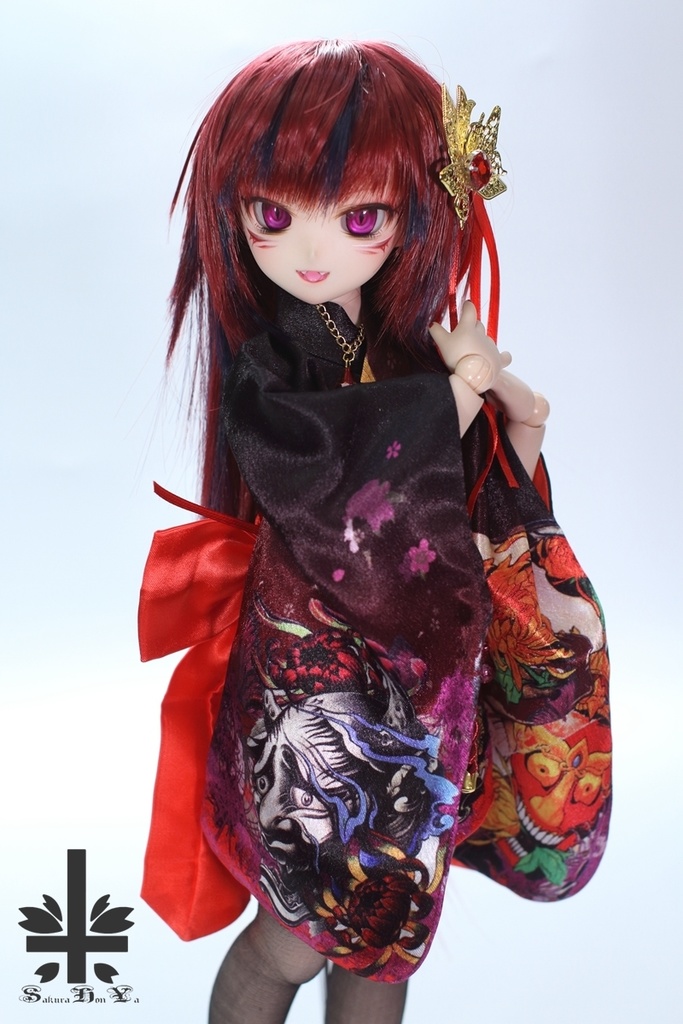 [MDD]★SPECIAL OFFER★華麗短い和服《魍魎。鬼》(送料無料)