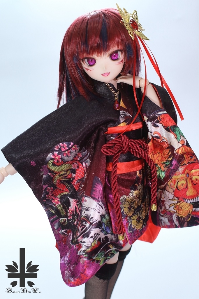 [MDD]★SPECIAL OFFER★華麗短い和服《魍魎。鬼》(送料無料)