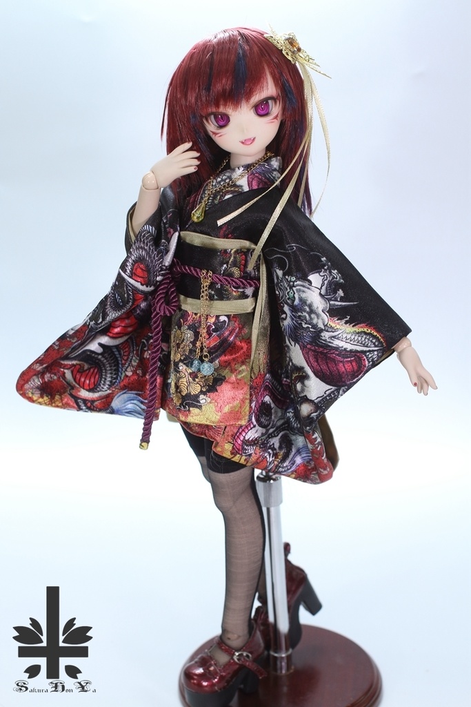 [MDD]★SPECIAL OFFER★華麗短い和服《魍魎。龍》(送料無料)