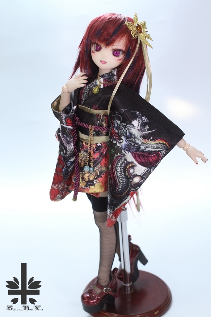 [MDD]★SPECIAL OFFER★華麗短い和服《魍魎。龍》(送料無料)