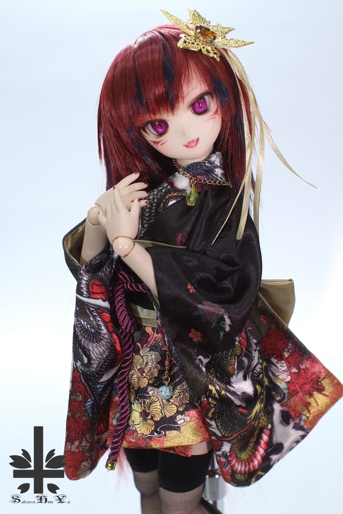 [MDD]★SPECIAL OFFER★華麗短い和服《魍魎。龍》(送料無料)