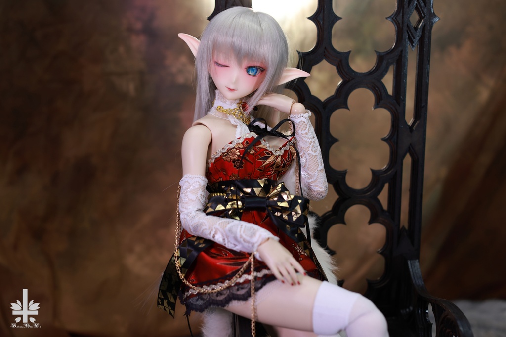 お洋服《紅鈴》(絹織物)★★ONE OFF★★(送料無料)