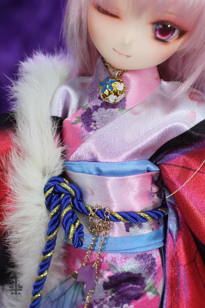  [MDD] 華麗短い和服《紅蝶》★★ONE OFF★★(送料無料)