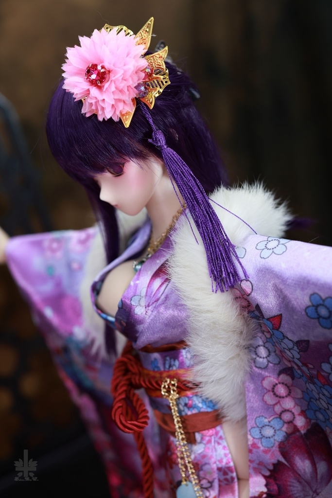 華麗短い和服《鏡花夢蝶》★★ONE OFF★★(送料無料)