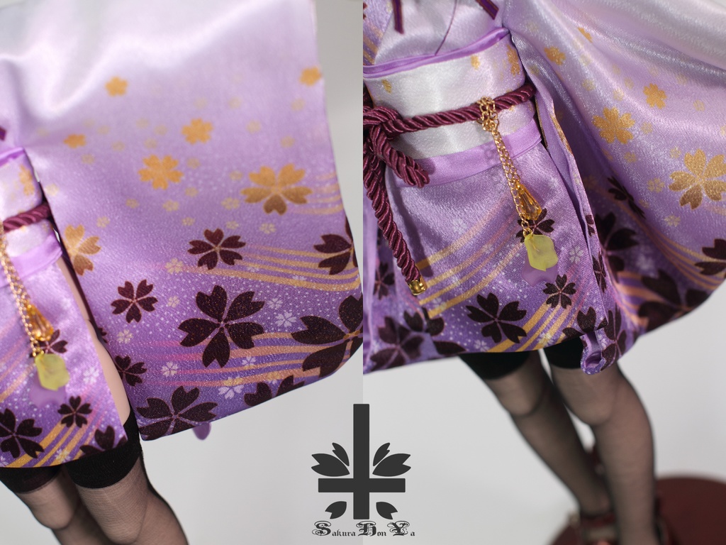 [MDD]★SPECIAL OFFER★華麗短い和服《霞。舞桜》(送料無料)
