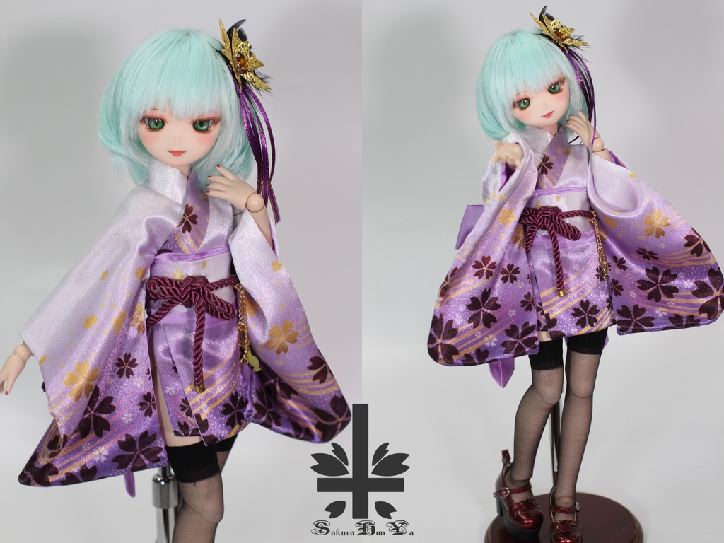 [MDD]★SPECIAL OFFER★華麗短い和服《霞。舞桜》(送料無料)