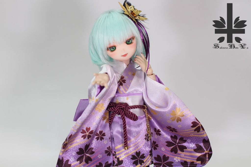 [MDD]★SPECIAL OFFER★華麗短い和服《霞。舞桜》(送料無料)