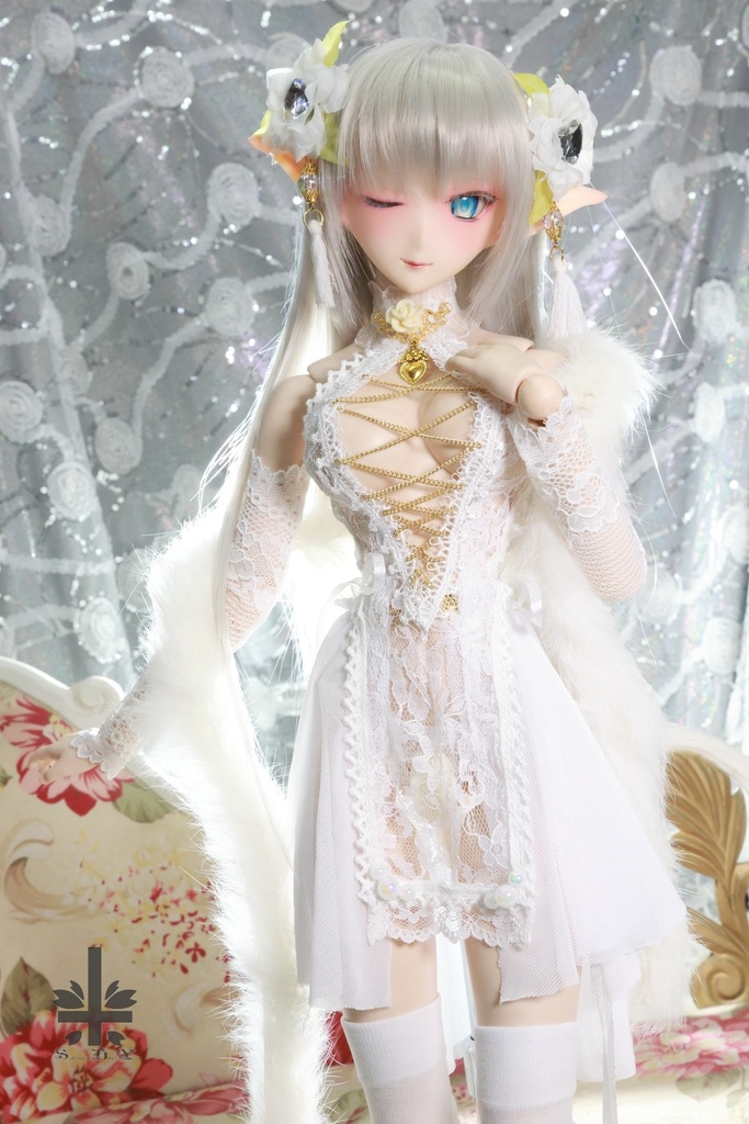 チャイナドレス《珍珠》(絹織物)★★ONE OFF★★(送料無料)