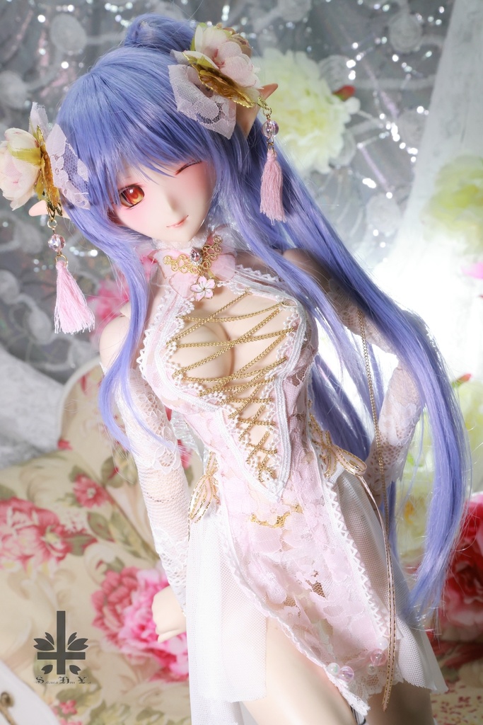 チャイナドレス《桜姫》★★ONE OFF★★(送料無料)