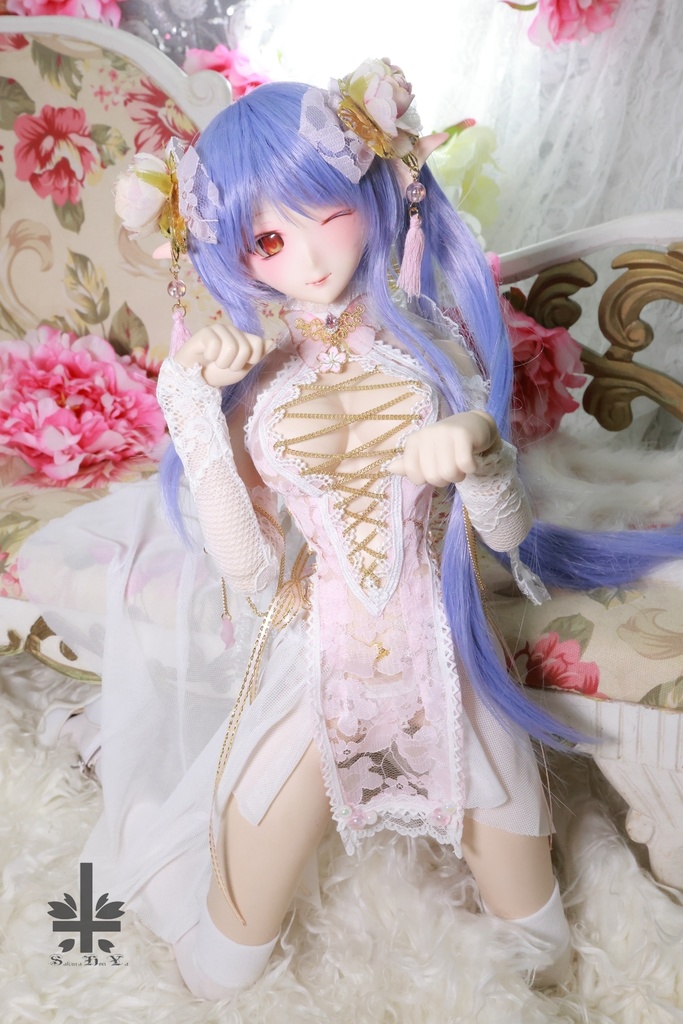 チャイナドレス《桜姫》★★ONE OFF★★(送料無料)