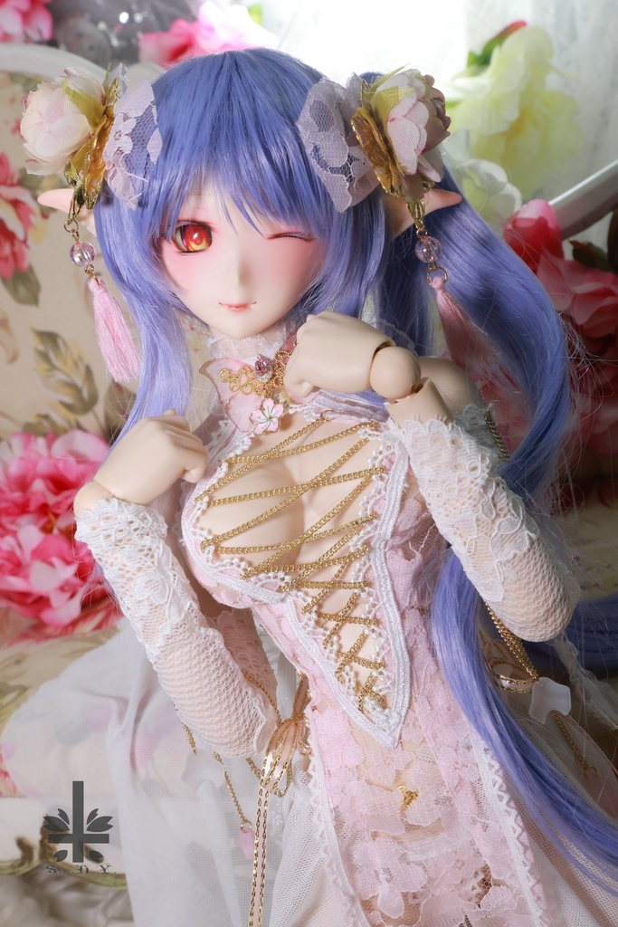 チャイナドレス《桜姫》★★ONE OFF★★(送料無料)