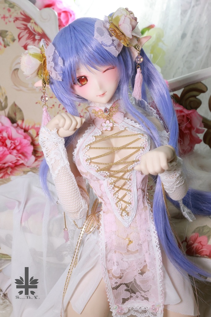 チャイナドレス《桜姫》★★ONE OFF★★(送料無料)