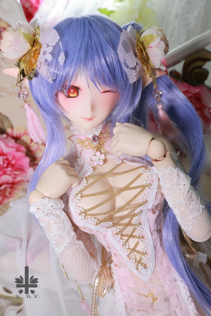 チャイナドレス《桜姫》★★ONE OFF★★(送料無料)