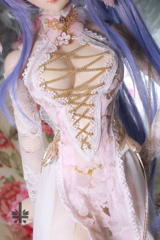 チャイナドレス《桜姫》★★ONE OFF★★(送料無料)