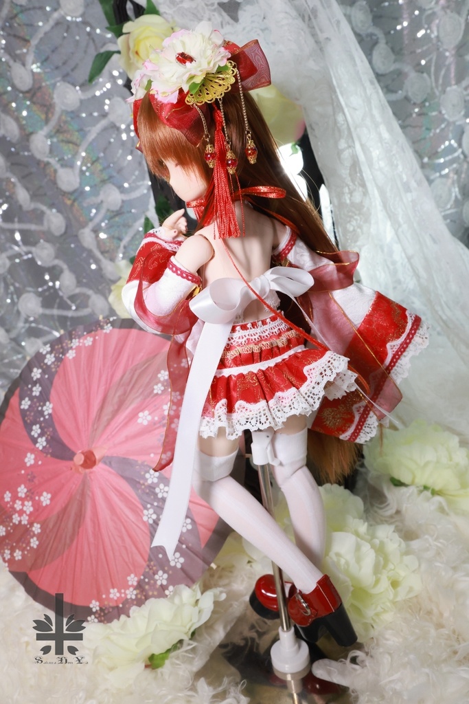 [MDD] 中華風《牡丹妃》(絹織物)★★ONE OFF★★(送料無料)