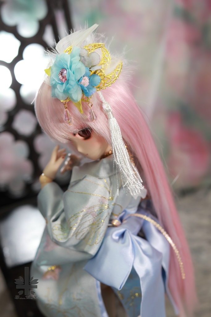 [MDD]華麗短い和服《雲裳》(絹織物)★★ONE OFF★★(送料無料)