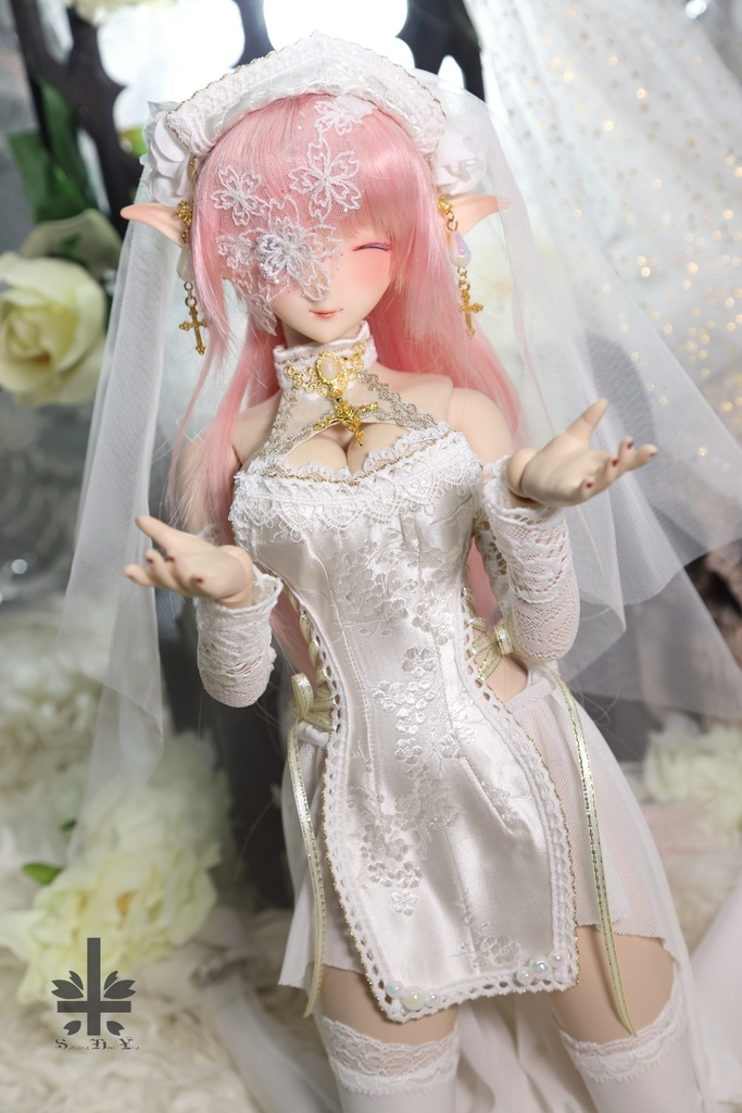 チャイナドレス《曼陀羅華》(絹織物)★★ONE OFF★★(送料無料)