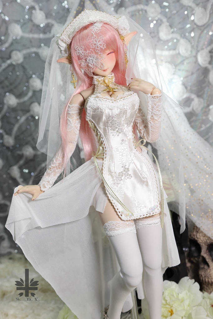 チャイナドレス《曼陀羅華》(絹織物)★★ONE OFF★★(送料無料)