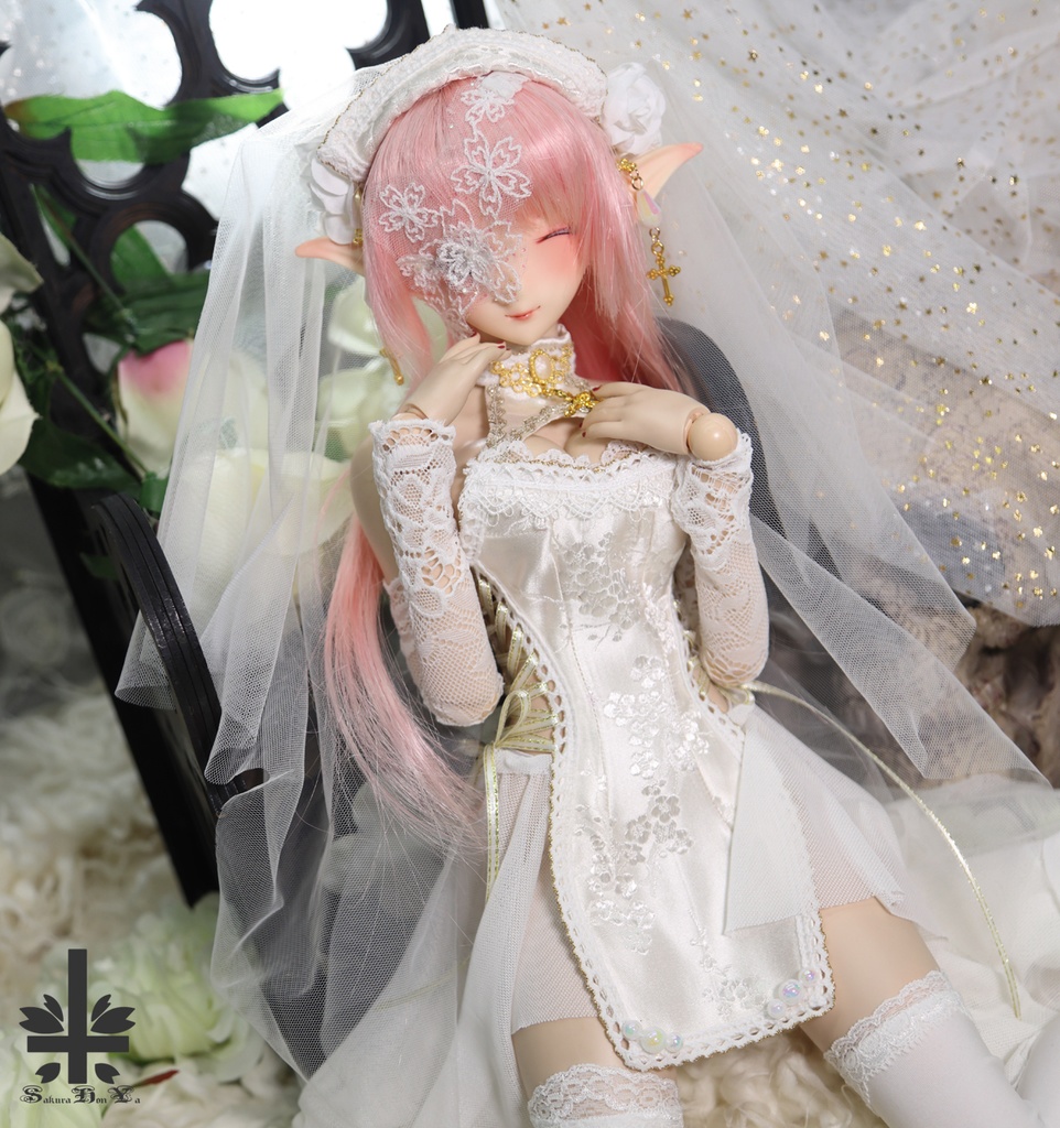 チャイナドレス《曼陀羅華》(絹織物)★★ONE OFF★★(送料無料)