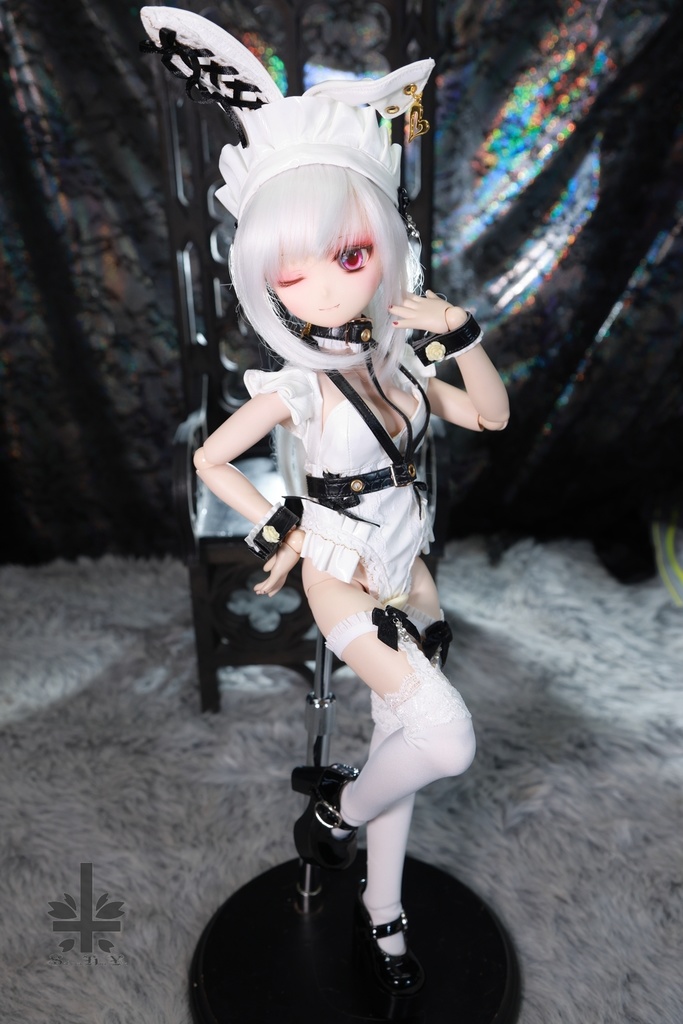 [MDD]お洋服《メイドバニー。white》(送料無料)