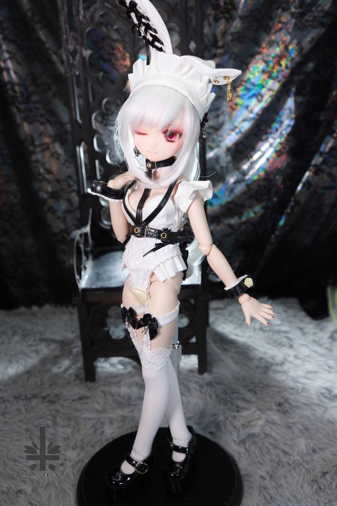 [MDD]お洋服《メイドバニー。white》(送料無料)