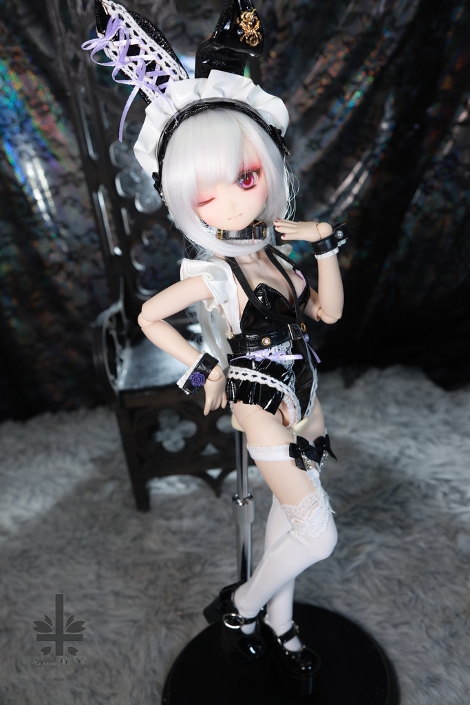 [MDD]お洋服《メイドバニー。black》(送料無料)