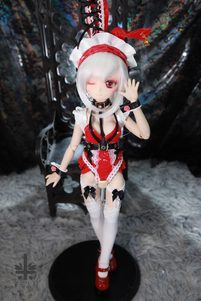 [MDD]お洋服《メイドバニー。red》(送料無料)