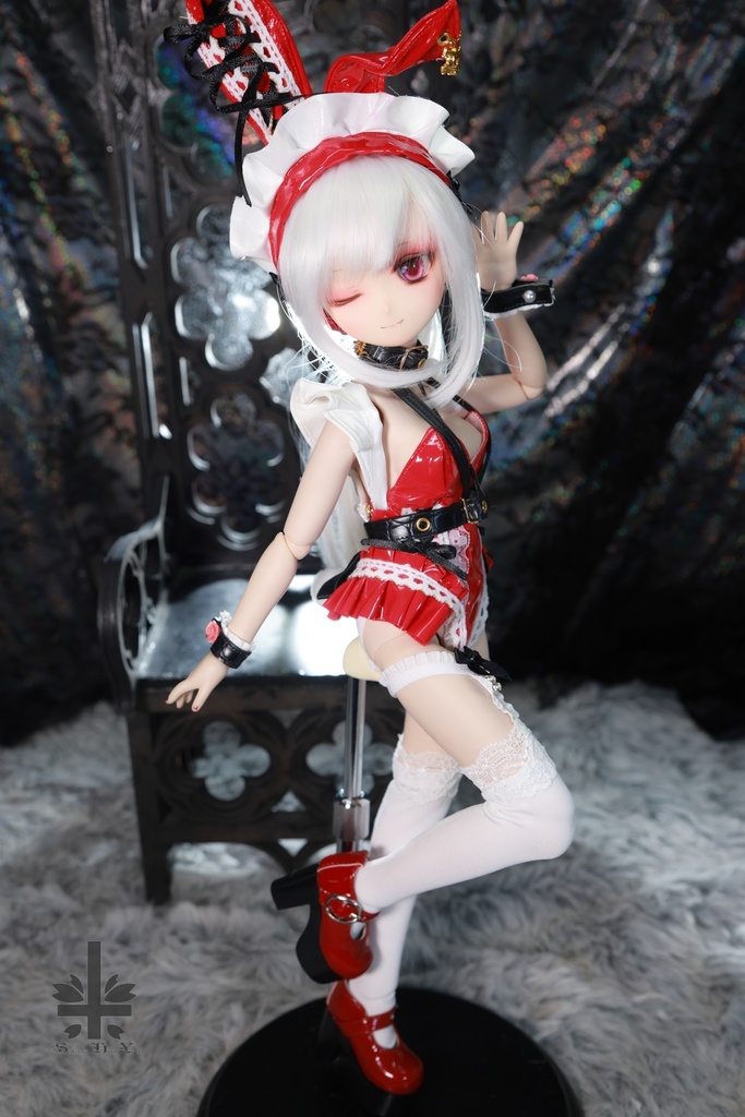 [MDD]お洋服《メイドバニー。red》(送料無料)